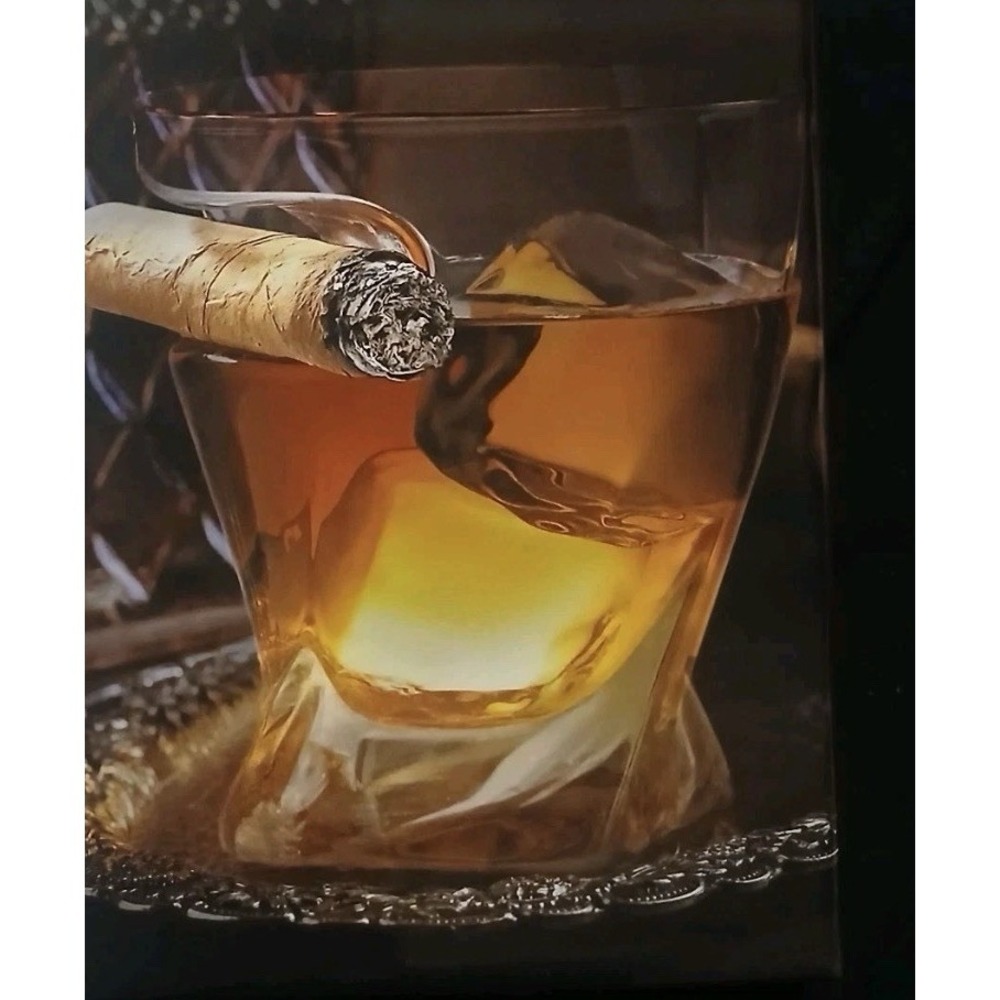NEW‎ Ben Sherman Cigar Holder Whiskey Glass 11.23oz. Borosilicate Glass In Box